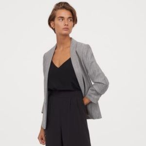 H&M Shawl Collar Grey Blazer Jacket